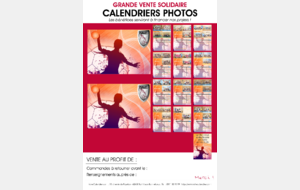 Vente de calendriers du Club !