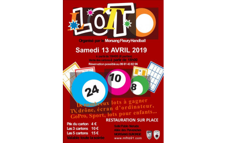 LOTO DU 13 AVRIL 2019