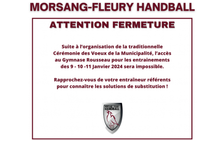 Fermeture du Gymnase Rousseau