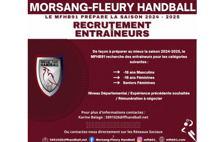 Recrutement Entraîneurs