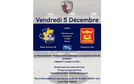 Sortie Club : match Massy - Caen